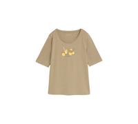 Women's Floral Print T-Shirt Front Tom Tailor Vert 2XL