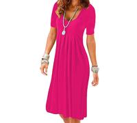 Women's Flowy Tunic Dress - Rose XL