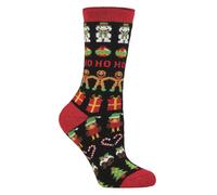 Womens Fluffy Christmas Socks by Heat Holders Lite