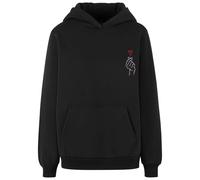 Miss Tee K Heart Hoodie Black 5XL Woman