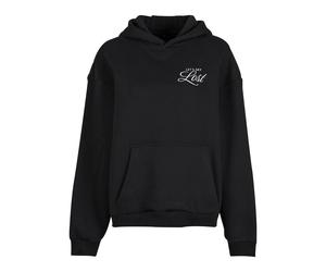 Women's fluffy hoodie Miss Tee Lost Flowers Noir S