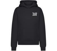 Women's fluffy hoodie Miss Tee Never Look Back Noir L
