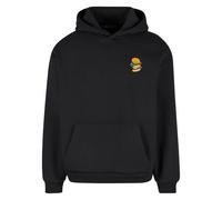 Women's fluffy hoodie Mister Tee Burger EMB Noir L