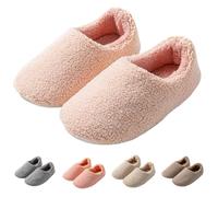 Womens Fluffy Indoor Cosy Warm Winter Booties Slippers Boots Womens Full Slippers Uk Low Top Bootie Slipper Plush Thermal Slipper Comfortable Soft Sole Sliders Casual Outdoor Sliders