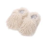 Women's Fluffy Long Fur Slippers - Soft Plush House Shoes for Women, Warm Memory Foam Indoor Footwear, Non Slip Lightweight Design, Highlighting Trendy Shaggy Fur Look and Luxurious Fluffy Style