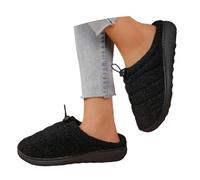 Women's Fluffy Slip-On Slippers Womens Winter Ladies Women Memory Foam | Fuzzy Plush Lining, Cloudy & Comfy, Bedroom, Home, Machine Washable, Non-Slip Rubber Sole, Indoor Outdoor