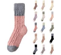 Womens Fluffy Socks Ladies' Soft And Warm Coral Fleece Socks With Extra Thickened For Autumn And Winter Suitable For Home Wear Sock Patchwork Soccer Sock