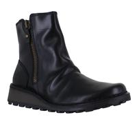 Womens Fly London Mon Wedge Heel Zip-Up Chelsea Leather Ankle Boots Sizes 4 to 8