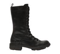 Womens Fly London NOLE Hi-Leg Zip Up Tall Mid Calf Biker Boots Sizes 4 to 8