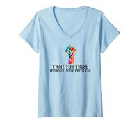 Womens FOBI Fear of Being Included | Introvert | Cynicism V-Neck T-Shirt