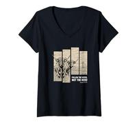 Womens Follow The Word Not The Herd Christian Faith Bible Verse V-Neck T-Shirt