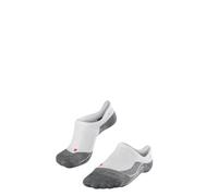 Falke Running Socks RU4 Endurance Invisible - Women's Cotton Anti-Blister - White/Grey, EU 41-42