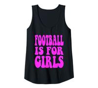 Womens Football is for Girls Football Lover Spectator Female Player Tank Top