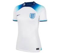 Women's Football Shirt 2022-2023 White England Home Soccer National Team T-Shirt