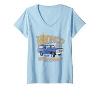 Women's Ford Bronco A Rare Breed V-Neck T-Shirt