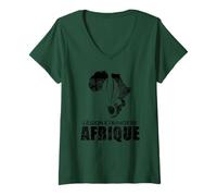 Women's Foreign Legion T-Shirt - Legion Etrangere Afrique V-Neck T-Shirt