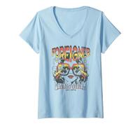 Women's Foreigner Double Vision Woman V-Neck T-Shirt