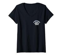 Womens Foreigner Front and Back 1978 World Tour Vintage Band V-Neck T-Shirt
