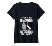 Women's Forensic Accountant V-Neck T-Shirt