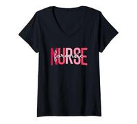 Women's Forensic Nurse Correctional Nurse Practitioner Nurse Day V-Neck T-Shirt