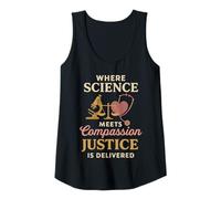 Womens Forensic Nurse Practitioner Justice is Delivered Coroner Tank Top