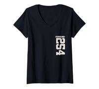 Women's Forever 254 Central Texas Area Code Pride V-Neck T-Shirt
