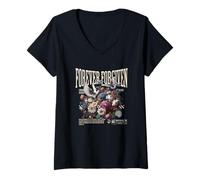 Womens Forever Forgiven Christian Inspirational Text V-Neck T-Shirt