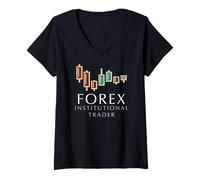Womens Forex Trading Investing Strategies Wealth Building V-Neck T-Shirt