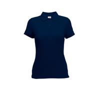 Fruit of the Loom Polo T-Shirt FOTL Lady-Fit 65/35 Deep Navy X-Large