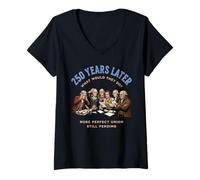 Women's Founding Fathers Find More Perfect Union Still Pending V-Neck T-Shirt