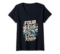 Women's Four Eels for Reals Moray V-Neck T-Shirt