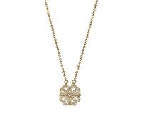 Women's Four Leaf Clover Titanium Steel Necklace Design Sense of High-End Light Luxury Love Pendant Clavicle Chain Tide Necklace Jewellery