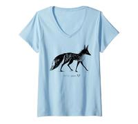 Women's Fox Forest Animal Quote Hope Nature Wildlife It'll Pass V-Neck T-Shirt