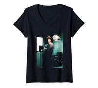 Womens Fox Mulder The X-Files David Duchovny By Michael Grecco V-Neck T-Shirt