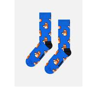 Women's Fox Socks, Blue - Blue/Blue - Size: 5/4/4.5/7/6.5/6/5.5/3/3.5