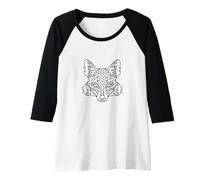 Womens Foxy Lady Raglan Baseball Tee
