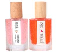 Women's Fragrances, Peach Perfume 2Pcs 50ml Chilled Watermelon & Smoky Peach Perfume Long Lasting Refresh Fruit Fragrance for Women and Girls, Body Spray