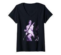 Womens Fran Healy of Travis Live The Man Who by Andy Willsher V-Neck T-Shirt