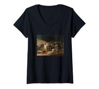 Women's Francisco Goya The Third of May 1808 V-Neck T-Shirt