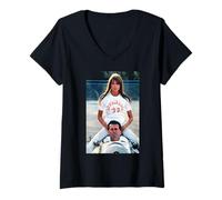 Womens Françoise Hardy James Garner Film Duffy Archive Photography V-Neck T-Shirt
