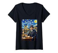 Women's Franz Kafka Metamorphosis V-Neck T-Shirt