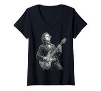 Women's Frederic Chopin Composer V-Neck T-Shirt