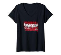 Women's Frederik Andersen - Brick Wall Freddie - Carolina Hockey V-Neck T-Shirt