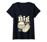 Women's Freedom Burger Hotdog Choice Independence Day V-Neck T-Shirt