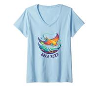 Women's French Polynesia Bora Bora V-Neck T-Shirt