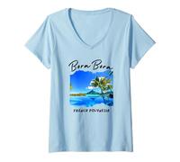 Women's French Polynesia Bora Bora V-Neck T-Shirt