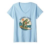 Women's French Polynesia Moorea Tahiti V-Neck T-Shirt