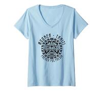 Women's French Polynesia Moorea Tahiti V-Neck T-Shirt