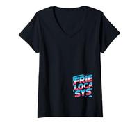 Women's Friend LOCATING System Follow The Weird HAT V-Neck T-Shirt