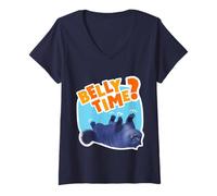 Womens Friends. Belly Time? V-Neck T-Shirt